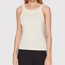 Image of ADIDAS Essentials Women's Vest Yoga Tank Top White Ladies Size UK L 16-18 NEW