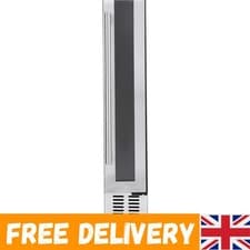 Image of Freestanding 7 Bottle Wine Cabinet with Digital Control & stylish Silver Finish