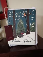 Image of NEW Radley Book Street - Winter Tales - Small Flap over Crossbody Bag Teal