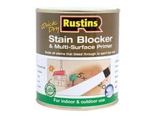 Image of Rustins Quick Dry Stain Block & Multi Surface Primer 250ml RUSQDSBP250