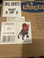 Image of Chicco Liteway Plus Stroller & Car Seat Red