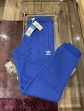 Image of New Mens Adidas Originals Essential Embroidered Logo Track Pants Joggers XS