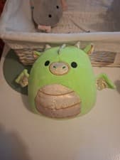 Image of Squishmallows 7.5 Inch EYK The Green Dragon Soft Plush Toy