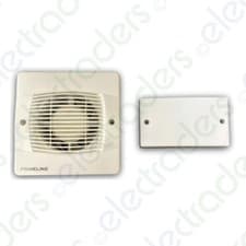 Image of Primeline / Manrose Low Voltage Extractor Fan for Toilet / Shower