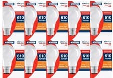 Image of 10 x STATUS/BELL 60W / 100W PEARL/CLEAR GLS LIGHT BULB BC/ BAYONET CAP DIMMABLE