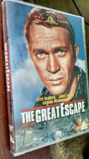 Image of The Great Escape DVD - Steve McQueen 1963 World War 2 POW Action Film - New