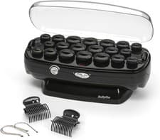 Image of BaByliss 3035U Anti Frizz Thermo Ceramic Heated Hair Rollers with Pins - Black