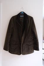 Image of Barbour Lutz Waxed Jacket - Olive - Size Medium (Tailored Fit) BNWOT