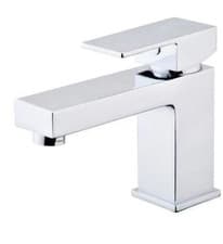 Image of Wickes Kubic Chrome Basin Mixer Tap