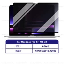 Image of M1 M2 M3 Removable Magnetic Privacy Screen Protector for Macbook Pro Air 13 13.6