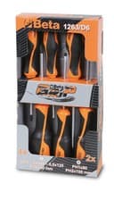 Image of Beta Screwdriver Set 6 Piece, Phillips & Slotted - 1263/D6