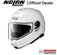 Image of Nolan Modular Open Face Helmet N100-5 Classic N-Com Metal White Size L 60 Cm