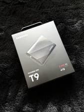 Image of Samsung T9 4TB Portable External SSD, Black, MU-PG4T0B/EU Model | SEALED