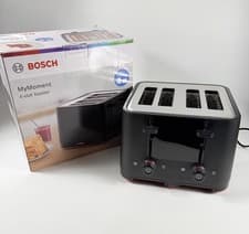 Image of Bosch MyMoment 4-Slice Toaster Reheat/Defrost Black (TAT3M143GB) **READ**