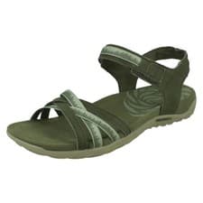 Image of Ladies Merrell Strappy Summer Comfy Sandals Terran 3 Cush Cross J004576