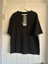 Image of Blank Essentials Black Contrast Core Logo T-Shirt M