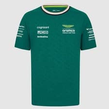 Image of Aston Martin F1 Team Kids Green Drivers Tee Shirt