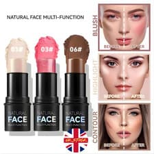 Image of Highlighter Face Concealer Stick Contour Bronzer Blush MakeUp Stick UK Dual Face