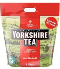 Image of Yorkshire Tea Bags 3.25 Kg (1040 Tea Bags) Large Pack - Fast & Free Shipping UK.
