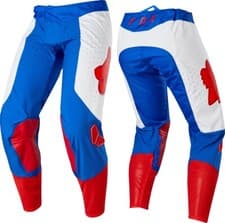Image of Fox AIRLINE PILR Special Edition Motocross Pants Blue Red 30"