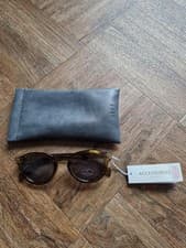 Image of New Accessorize London Round Preppy Sunglasses Brown