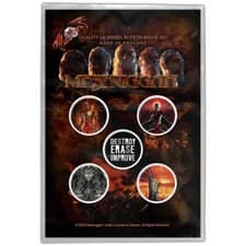 Image of Meshuggah Immutable 5 Button Badge Pack Officially Licensed Merchandise