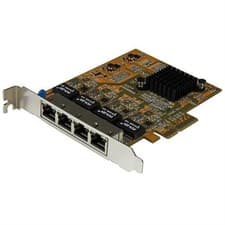 Image of StarTech 4-Port PCIe Gigabit Network Adapter Card