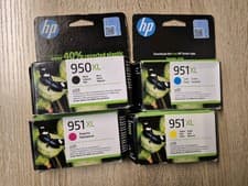 Image of HP 950XL & 951XL Ink Cartridges Genuine Blck Magenta Cyan Yellow CN045AE-CN048AE