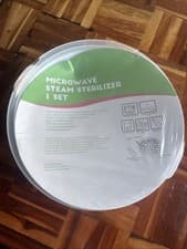 Image of Brand New Microwave Steam Sterilizer Baby Bottle Steriliser