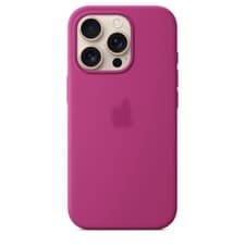 Image of SILICONE CASE WITH MAGSAFE CHARGING FOR IPHONE 16 Pro Max - FUCHSIA (PURPLE)