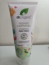 Image of Dr Organic Unfragranced Baby Lotion Organic Calendula (200ml) Free Postage