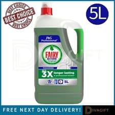 Image of FAIRY PROFESSIONAL WASHING UP LIQUID 5L ORIGINAL CONCENTRATE FORMULA LARGE SIZE