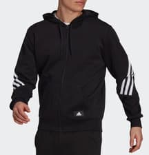 Image of adidas 3 Stripes Hoodie Mens - Future Icons Hoody - Black Friday Sale