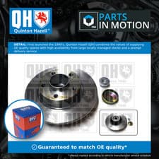 Image of Brake Disc Single Solid fits VAUXHALL VIVARO X83 2.0D Rear 06 to 14 280mm QH New