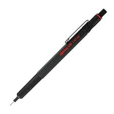 Image of rOtring 600 Mechanical Pencil | 0.5 mm | Black All-Metal Body Propelling Pencil