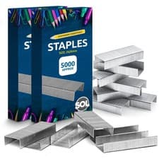 Image of 10000 Office Staples 26/6 | Standard Fit 26/6mm Staples for Desktop Staplers