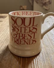 Image of Emma Bridgewater SOUL SISTERS 1/2 Pint Mug New First. Discontinued