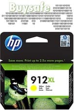 Image of HP 912XL High Yield Yellow Original Ink Cartridge - 3YL83AE