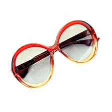Image of Dior Sunglasses Bianca OT5I7 Burgundy Pink Round Frame Gray Petrol Lens NEW
