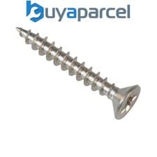 Image of ForgeFix POZI3525SS Multi-Purpose Pozi Compatible Screw CSK ST S/Steel 3.5 x 25m