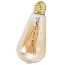 Image of Vintage Light Bulb E27 4W High Light Transmittance Flexible Spiral Filament