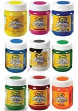 Image of Crayola Washable Kids' Paint 59ml Choose Colour, 1 ,3, 10 Pack or 30-Pack Bulk