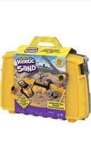 Image of Kinetic Sand, Construction Site Folding Sandbox Playset with Vehicle and 907g