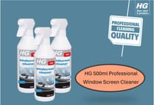 Image of HG Car Windscreen Cleaner, for Streak Free Shine, Professional Formula 2 x 500ml