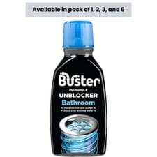 Image of Buster Bathroom Plughole Unblocker 300ml - Choose Your Pack Size (1, 2, 3 or 6)