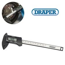 Image of Draper 150mm (6") Internal/External LCD Display Digital Vernier Caliper Gauge