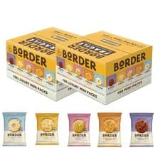 Image of 2 x Border Biscuits 100 Luxury Mini Packs with 5 Varieties