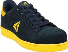 Image of Delta Plus Smash Navy Blue S1P Steel Toe Cap Safety Trainers Work Shoes - Size 4