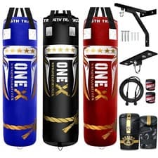 Image of Punch Bag 3ft/4ft Filled Boxing Bags Kickboxing Punching Training Gloves Set 1X.