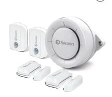 Image of Swann Smart Home 5 Piece Security Alert Kit Motion Detector Door Window Alarm